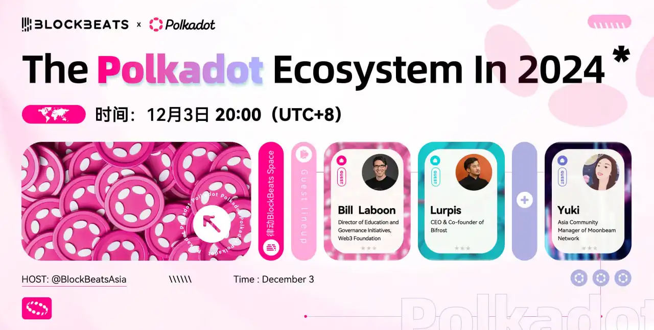 X Space回顾丨The Polkadot Ecosystem In 2024