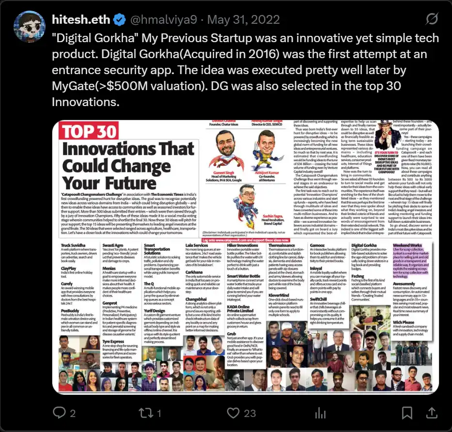 cover image of news article