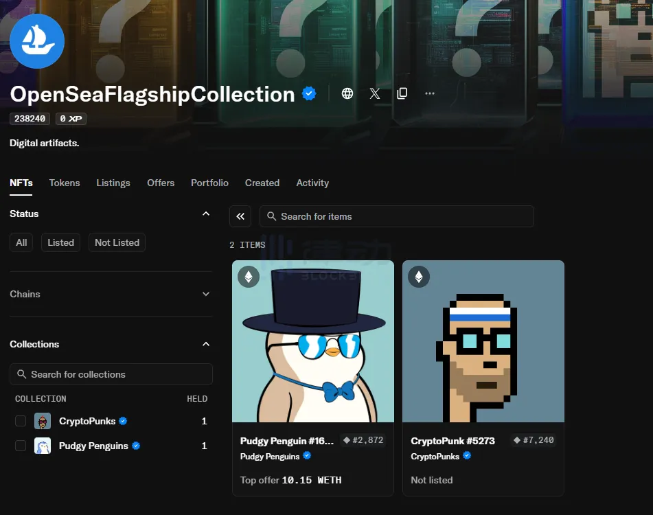 OpenSea’s Flagship Collection Program has acquired the Fat Penguin and CryptoPunks NFTs OpenSea’s Flagship Collection Program has acquired the Fat Penguin and CryptoPunks NFTs