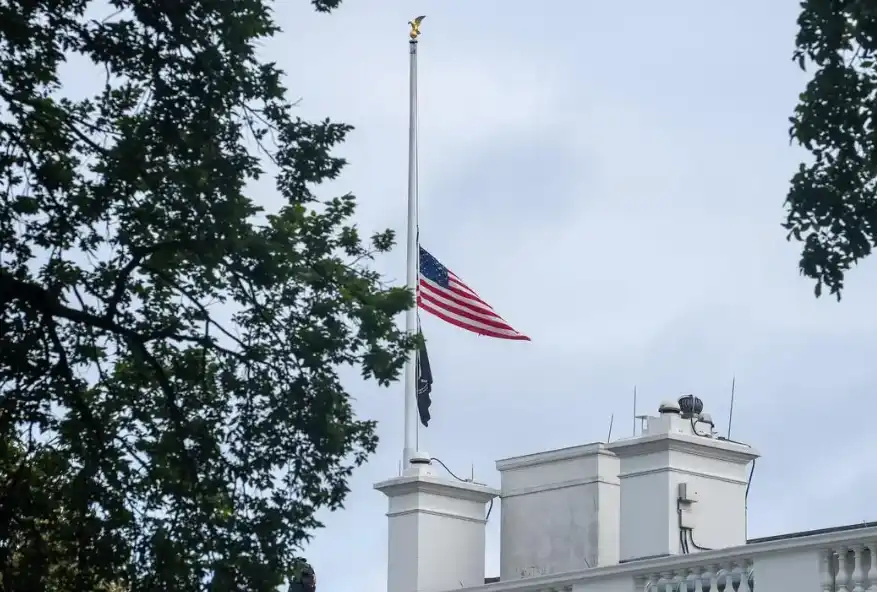 Trump Ally Charlie Kirk Fatally Shot, U.S. National Flag Lowered to Half-Staff Trump Ally Charlie Kirk Fatally Shot, U.S. National Flag Lowered to Half-Staff