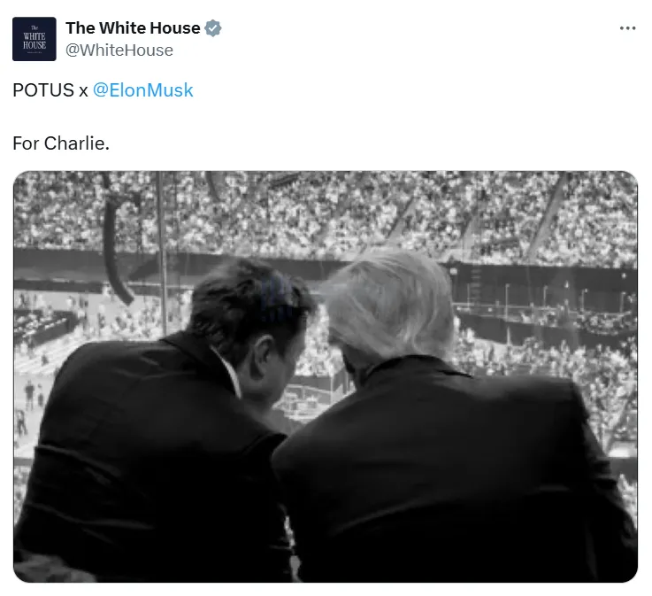 The White House Displays Photo of Trump Posing with Musk This Morning The White House Displays Photo of Trump Posing with Musk This Morning