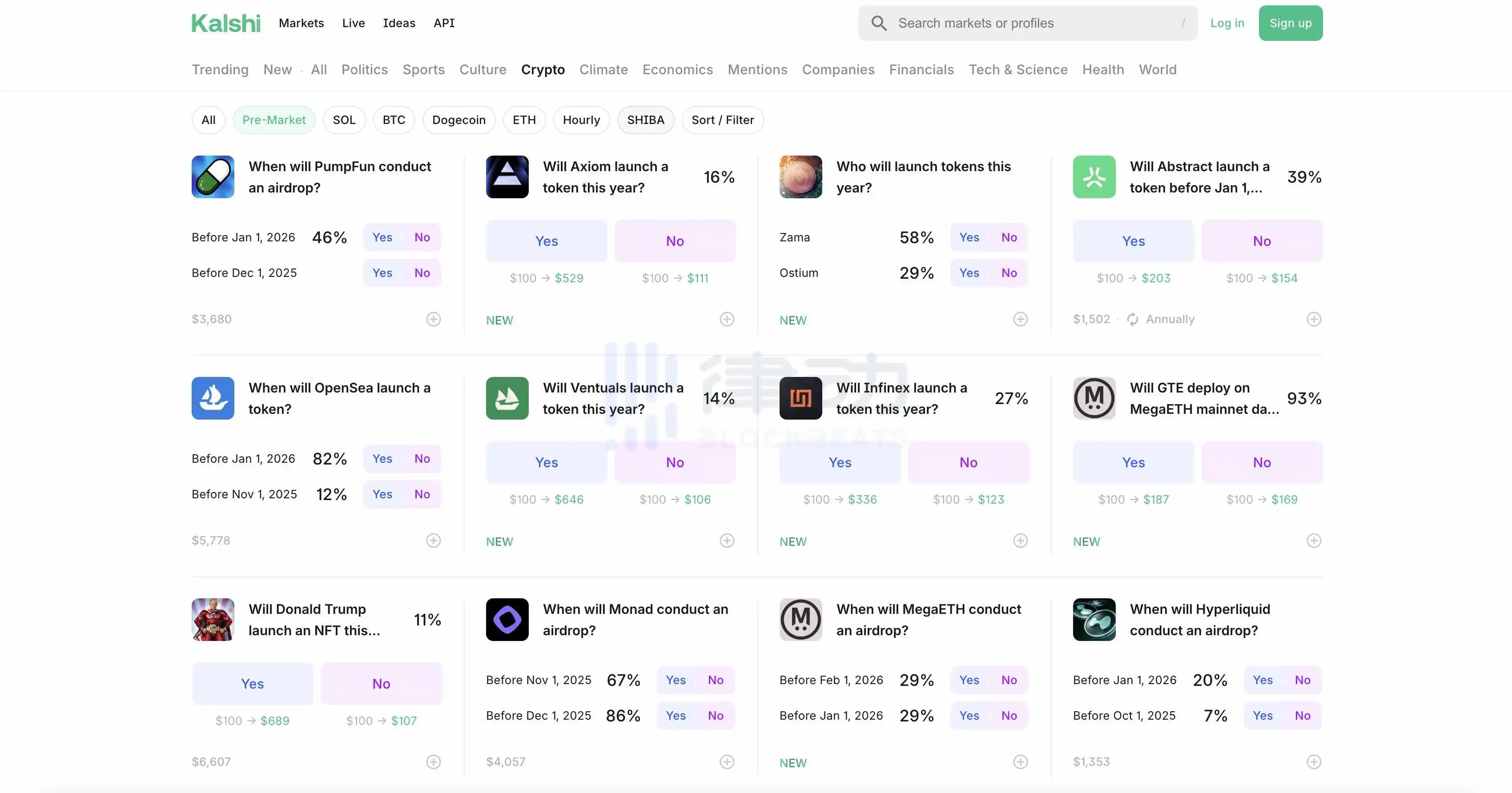 Kalshi Launches Crypto Pre-Market Category for Predicting Token Listing Time Kalshi Launches Crypto Pre-Market Category for Predicting Token Listing Time