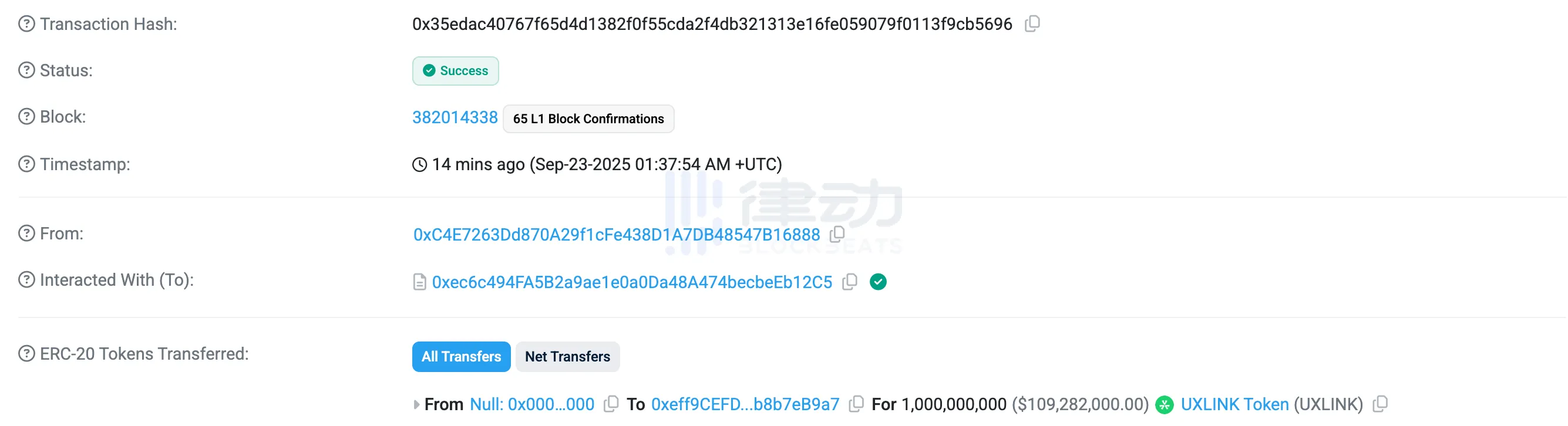 Market News: Hacker Mints 1 Billion UXLINK on Chain Market News: Hacker Mints 1 Billion UXLINK on Chain