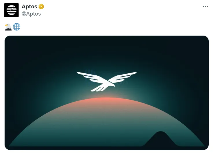 Aptos has released a teaser image, hinting at a collaboration with WLFI. Aptos has released a teaser image, hinting at a collaboration with WLFI.