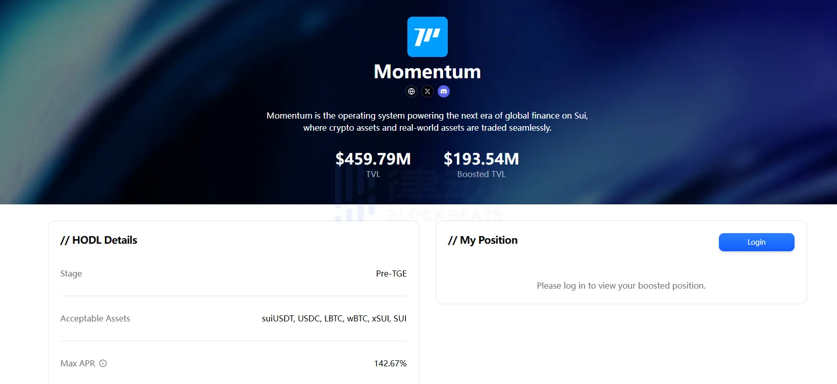 Buidlpad Launches Pre-TGE HODL Staking Event, with Momentum as the inaugural project Buidlpad Launches Pre-TGE HODL Staking Event, with Momentum as the inaugural project