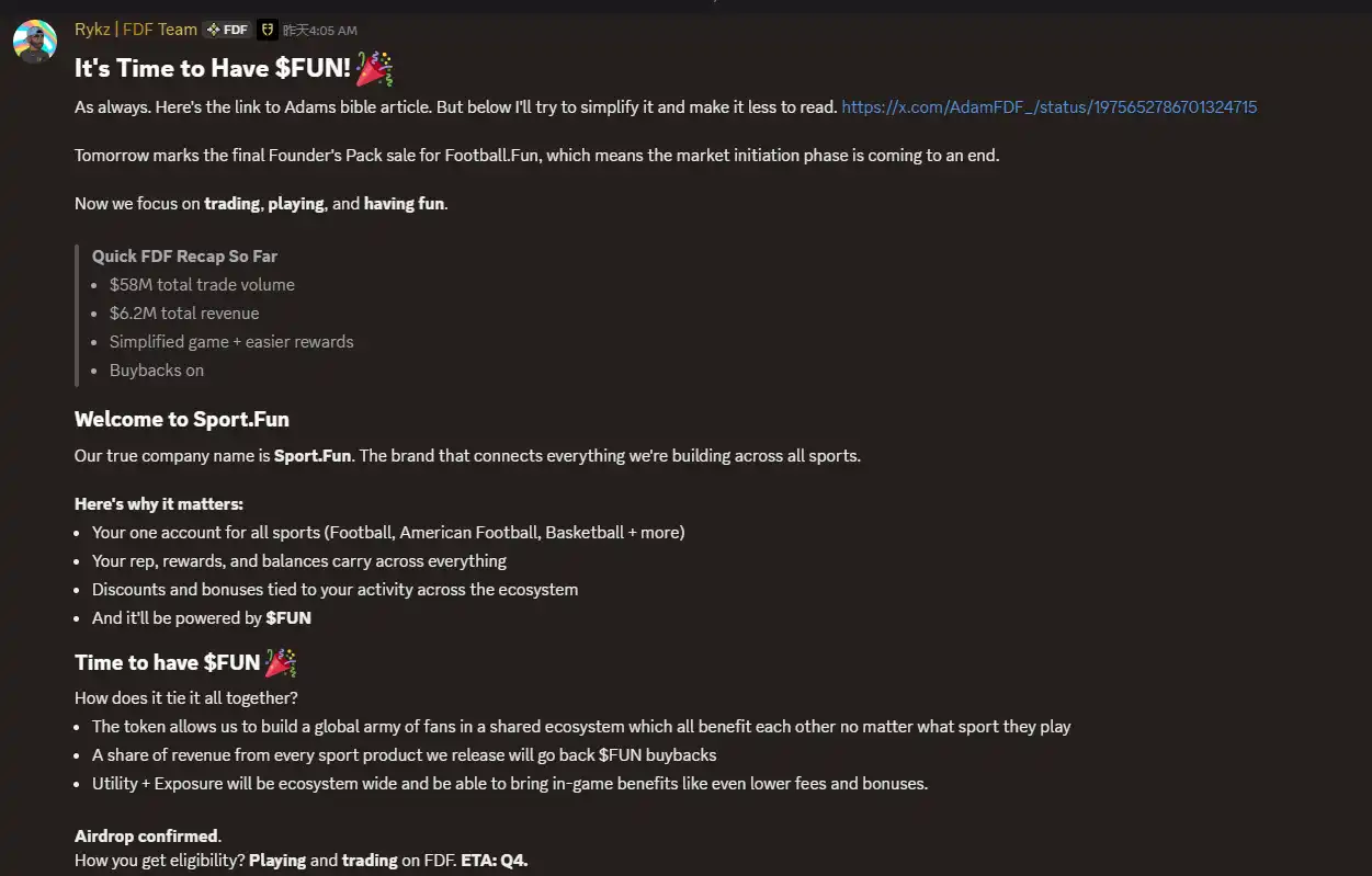 The Basechain-based sports prediction application Football.Fun will launch its token in Q4 and expand its product to the basketball and rugby markets. The Basechain-based sports prediction application Football.Fun will launch its token in Q4 and expand its product to the basketball and rugby markets.