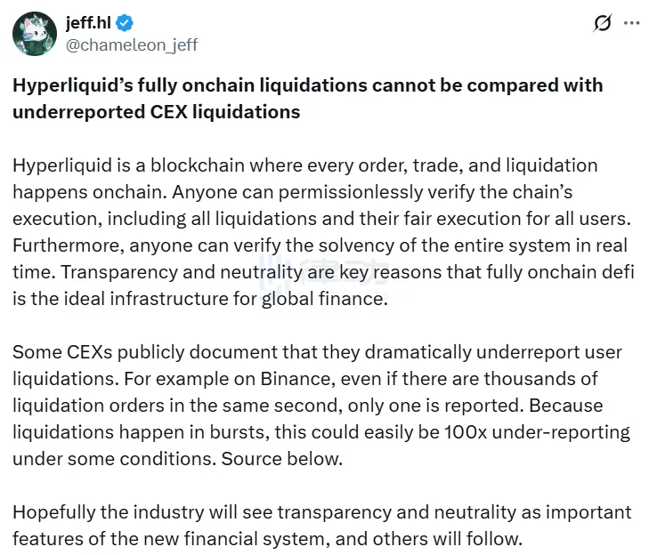 Hyperliquid Founder Publicly Lambasts Binance for Overstating Trading Volume Hyperliquid Founder Publicly Lambasts Binance for Overstating Trading Volume