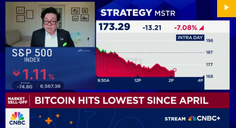 Tom Lee: Crypto Market Correction Expected to Last Two More Weeks, Nearing End Tom Lee: Crypto Market Correction Expected to Last Two More Weeks, Nearing End