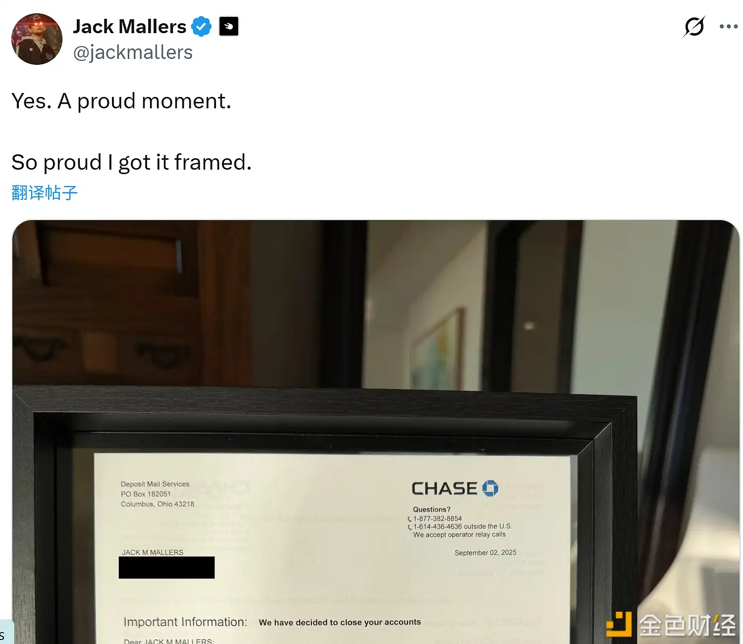 Twenty One Capital CEO Reveals Their Account Was Previously Closed by JPMorgan Chase Twenty One Capital CEO Reveals Their Account Was Previously Closed by JPMorgan Chase