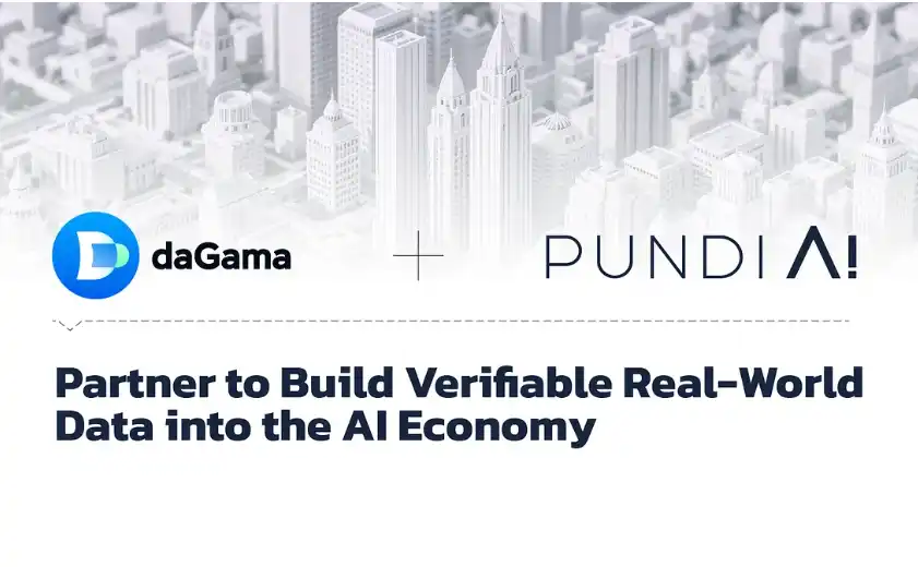 Pundi AI has entered into a strategic partnership with daGama to bring verifiable real-world data into the AI economy Pundi AI has entered into a strategic partnership with daGama to bring verifiable real-world data into the AI economy