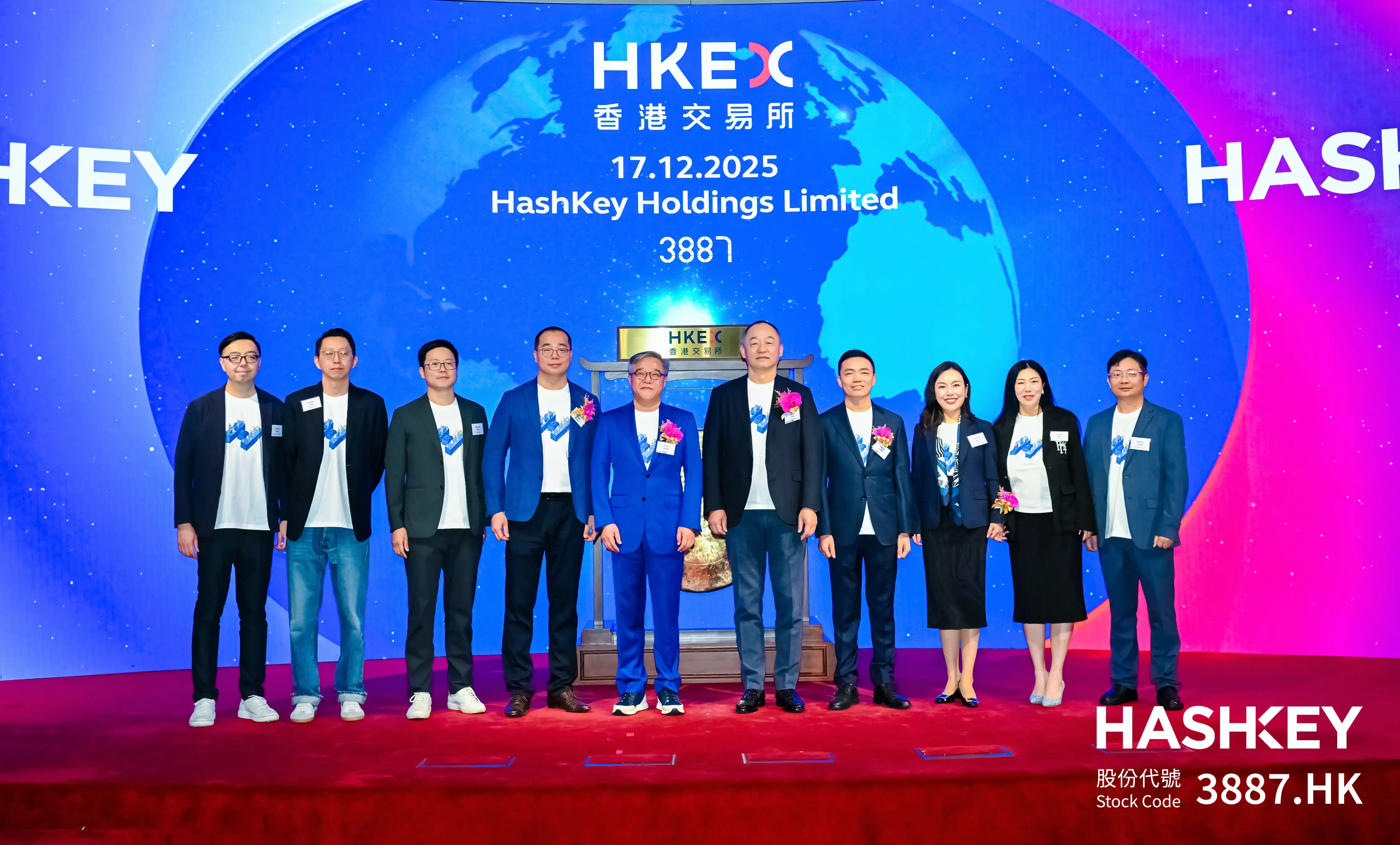 HashKey Holdings has officially been listed on the Main Board of The Stock Exchange of Hong Kong. HashKey Holdings has officially been listed on the Main Board of The Stock Exchange of Hong Kong.