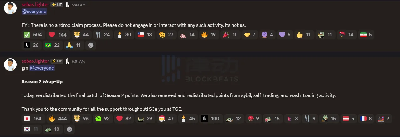 Lighter Appears to Tease Season 3 Point Event as Season 2 Points are Fully Distributed Lighter Appears to Tease Season 3 Point Event as Season 2 Points are Fully Distributed