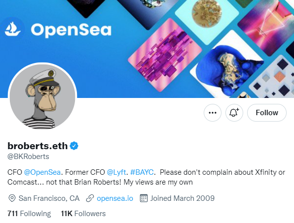 brian roberts opensea
