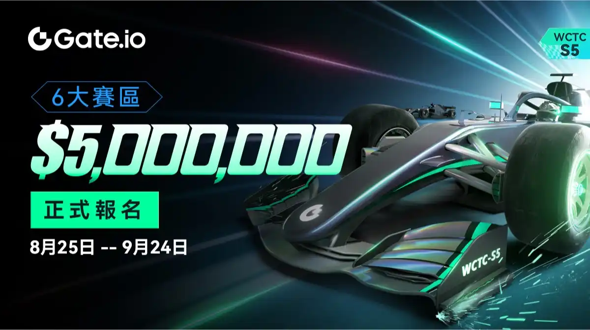 Gateio 2023 WCTC S5全球加密货币交易大赛现已正式开启