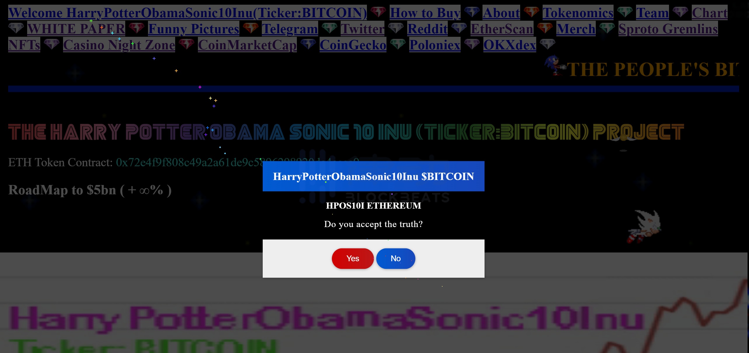 从BSC转生ETH，「缝合怪」HarryPotterObamaSonic10Inu的抽象打法