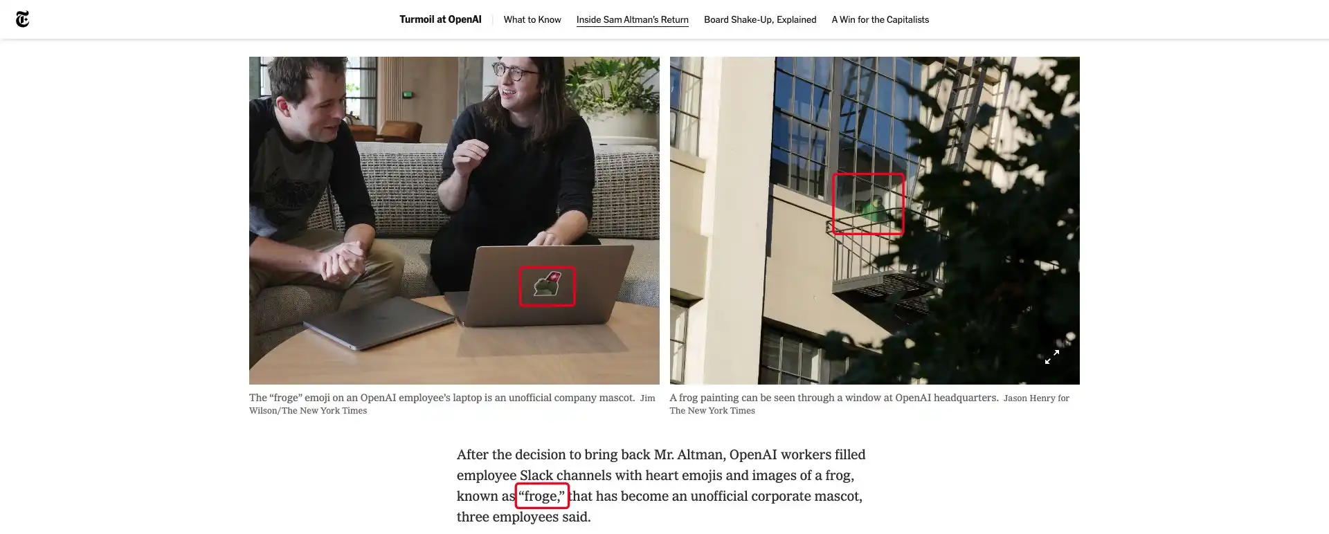 cover image of news article