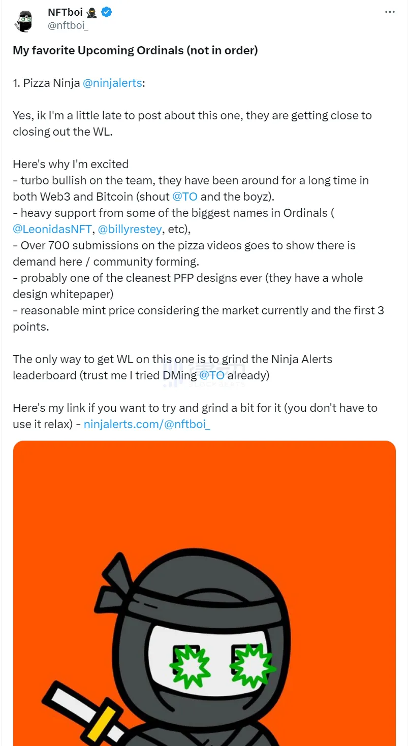 Potential Bitcoin NFT New Blue Chip? What are the highlights of Pizza Ninjas?