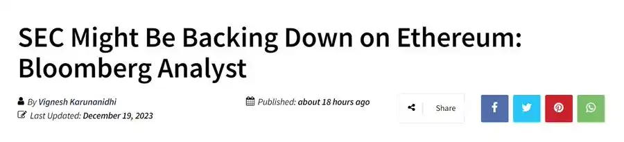 cover image of news article