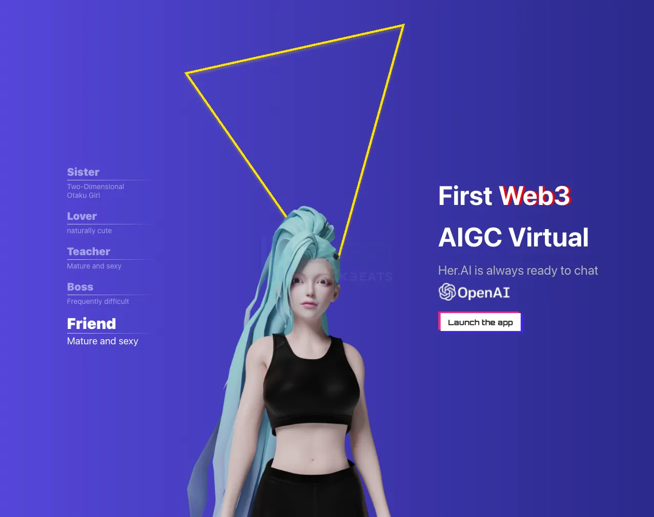 Her.AI：6天回本的Web3.0虚拟女友平台  第1张