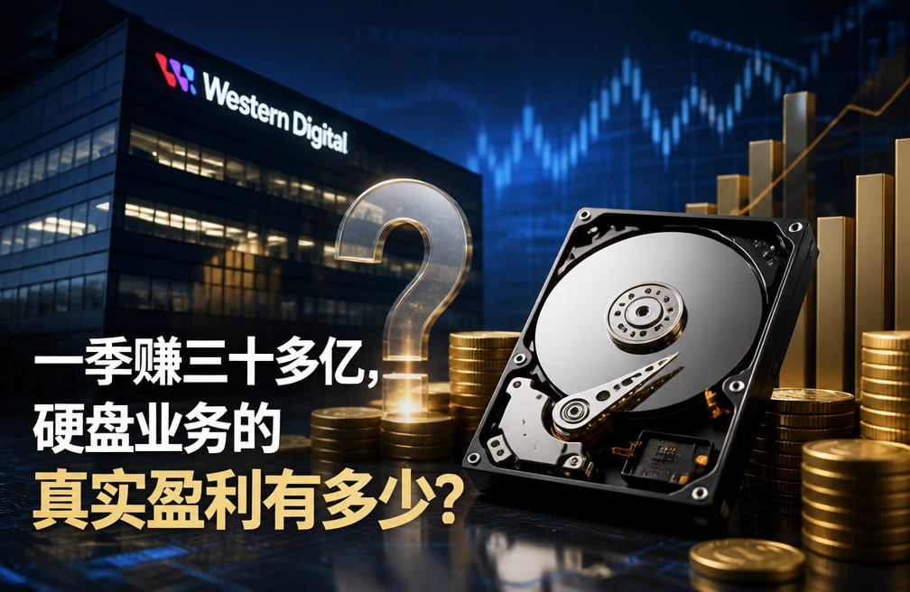 Western Digital reported a profit of $3.195 billion in the first quarter, but how much did their hard drive business actually earn?